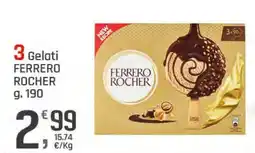 Supermercati Dok 3 Gelati FERRERO ROCHER offerta
