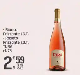 Supermercati Dok Bianco Frizzante I.G.T., Rosato Frizzante I.G.T. TURÀ offerta