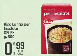 Supermercati Dok Riso Lungo per Insalate SELEX offerta