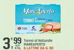 Supermercati Dok Tonno al Naturale MAREAPERTO offerta