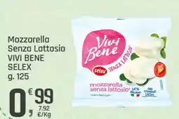 Supermercati Dok Mozzarella senza lattosio vivi bene SELEX offerta
