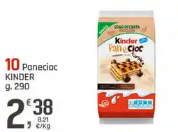Supermercati Dok 10 Panecioc KINDER offerta