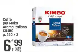 Supermercati Dok Caffè per Moka Aroma Italiano KIMBO offerta