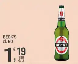 Supermercati Dok Beck's offerta