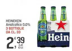 Supermercati Dok HEINEKEN Analcolica 0.0% offerta