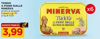 Tonno a pinne gialle MINERVA