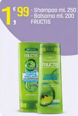 Supermercati Dok Garnier shampoo, balsamo fructis offerta