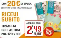 Supermercati Dok Tovaglia in plastica offerta