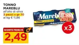 Alì Supermercati ΤΟΝΝΟ MAREBLU all'olio di oliva offerta
