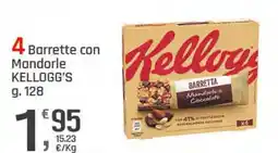 Supermercati Dok 4 Barrette con Mandorle KELLOGG'S offerta