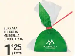 Supermercati Dok Burrata in foglia murgella offerta