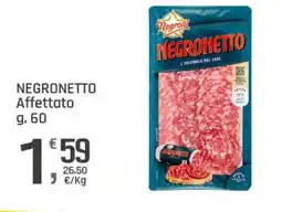 Supermercati Dok Negroni negronetto affettato offerta