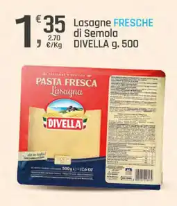 Supermercati Dok Lasagne fresche di semola DIVELLA offerta