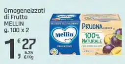 Supermercati Dok Omogeneizzati di Frutta MELLIN offerta