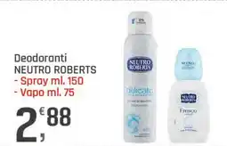 Supermercati Dok Deodoranti NEUTRO ROBERTS offerta