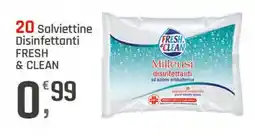 Supermercati Dok 20 Salviettine Disinfettanti FRESH & CLEAN offerta