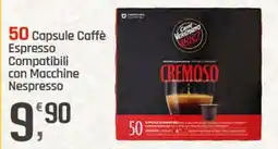 Supermercati Dok Vergnano 1882 50 Capsule Caffè Espresso Compatibili con Macchine Nespresso offerta