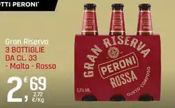 Supermercati Dok Peroni Gran Riserva offerta