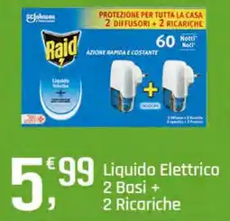 Supermercati Dok Raid Liquido Elettrico 2 Basi + 2 Ricariche offerta