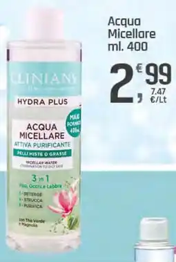 Supermercati Dok CLINIANS Acqua Micellare offerta