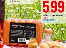 Eurospin Il braciere würstel servelade offerta