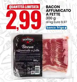 Eurospin Il braciere bacon affumicato a fette offerta