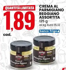 Eurospin Il braciere crema al parmigiano reggiano offerta
