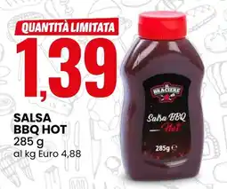 Eurospin Il braciere salsa bbq hot offerta