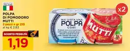 Alì Supermercati Polpa di pomodoro MUTTI offerta