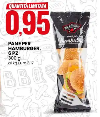 Il braciere pane per hamburger