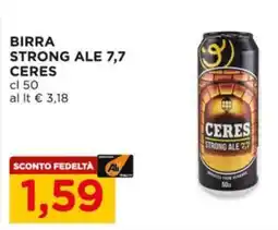 Alì Supermercati Birra strong ale 7,7 CERES offerta