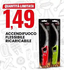 Eurospin Accendifuoco flessibile ricaricabile offerta