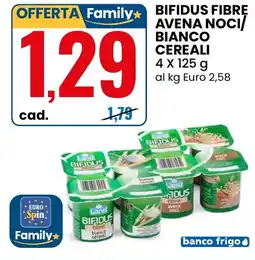 Eurospin Bifidus avena noci/ bianco cereali offerta
