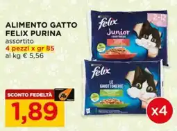 Alì Supermercati Alimento gatto felix PURINA offerta