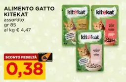 Alì Supermercati Alimento gatto KITEKAT offerta