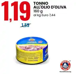 Eurospin Athena tonno all'olio d'oliva offerta