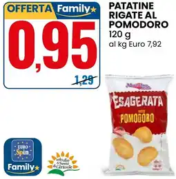 Eurospin Mambo kids patatine rigate al pomodoro offerta