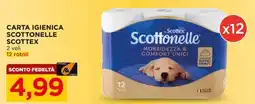 Alì Supermercati Carta igienica scottonelle SCOTTEX offerta