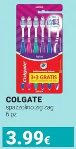 Tigotà COLGATE spazzolino zig zag offerta