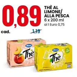 Eurospin Blues the al limone/ alla pesca offerta