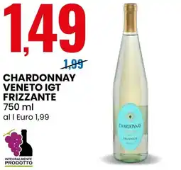 Eurospin Chardonnay veneto igt frizzante offerta