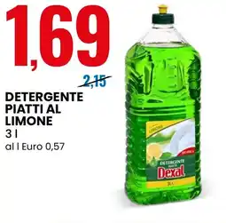 Eurospin Dexal detergente piatti al limone offerta