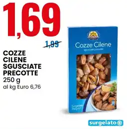 Eurospin Athena cozze cilene sgusciate precotte offerta