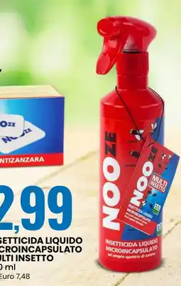 Eurospin Nooze insetticida liquido microincapsulato multi insetto offerta