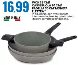 Eurospin Wok/ casseruola/ padella 'moneta elettra offerta