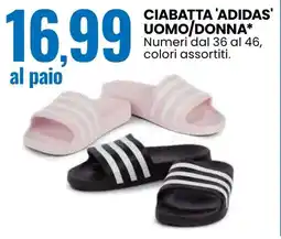 Eurospin Ciabatta 'adidas' uomo/donna offerta