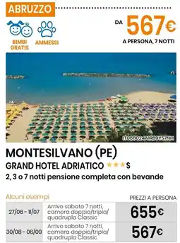 Eurospin Montesilvano (pe) grand hotel adriatico offerta