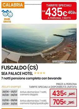 Eurospin Fuscaldo (cs) sea palace hotel offerta