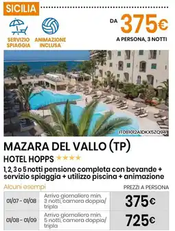 Eurospin Mazara del vallo (tp) hotel hopps offerta