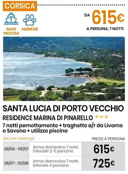 Eurospin Santa lucia di porto vecchio residence marina di pinarello offerta